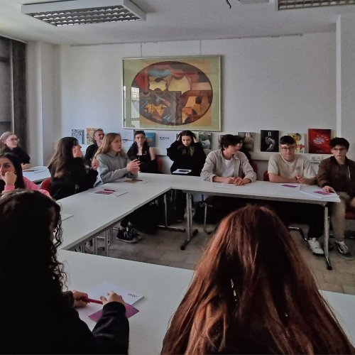 Lehrausgang zur Druckerei Longo in Bozen 