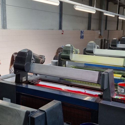 Lehrausgang zur Druckerei Longo in Bozen 