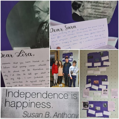 “... Yours,  Susan B. Anthony!”