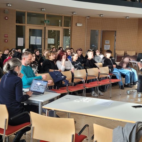 Orientierungstag des Kunstgymnasiums mit Fachrichtung Grafik