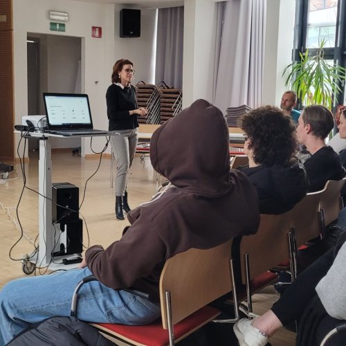 Orientierungstag des Kunstgymnasiums mit Fachrichtung Grafik