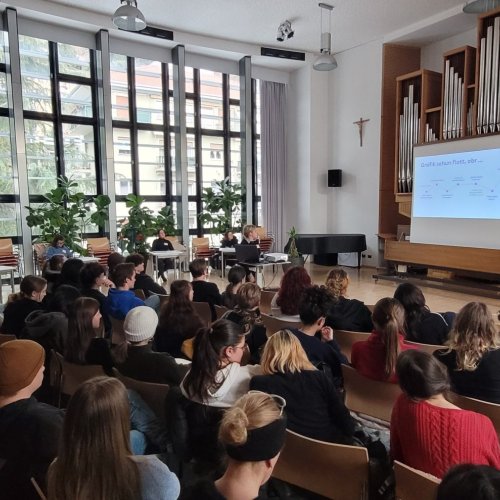 Orientierungstag des Kunstgymnasiums mit Fachrichtung Grafik