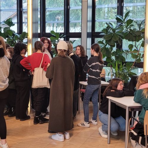 Orientierungstag des Kunstgymnasiums mit Fachrichtung Grafik