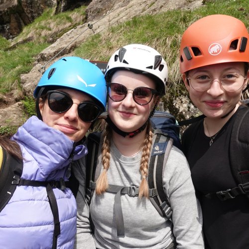 Klettersteig mit Lesung am Berg