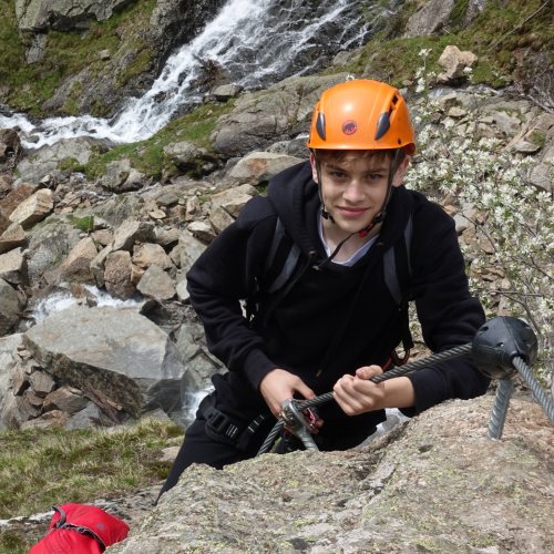 Klettersteig mit Lesung am Berg
