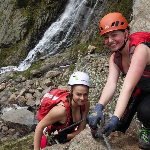 Klettersteig mit Lesung am Berg