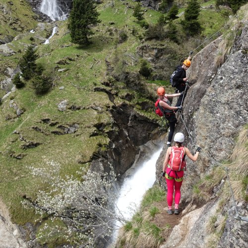 Klettersteig mit Lesung am Berg