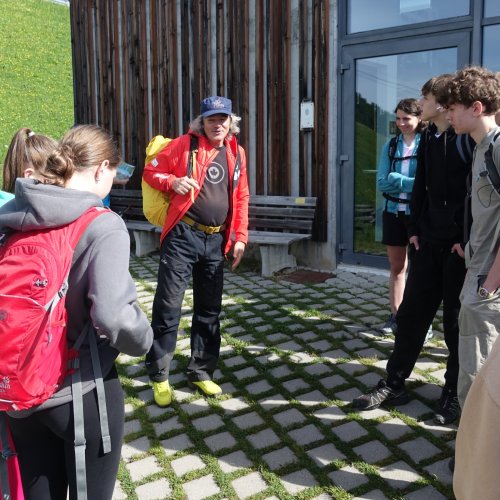 Klettersteig mit Lesung am Berg