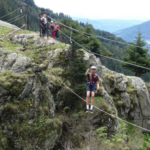 Klettersteig mit Lesung am Berg