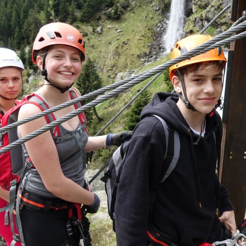 Klettersteig mit Lesung am Berg