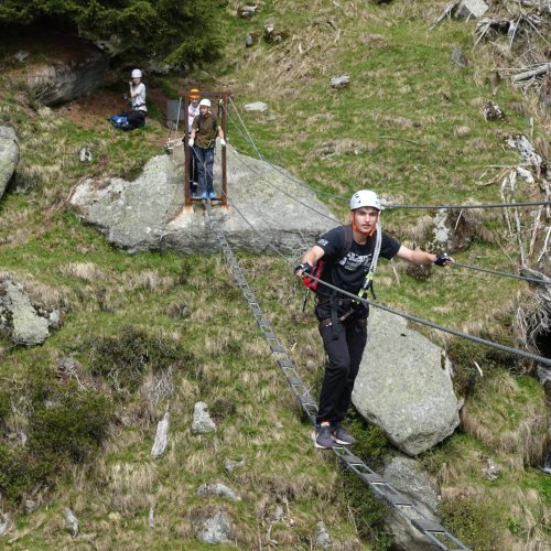 Klettersteig mit Lesung am Berg
