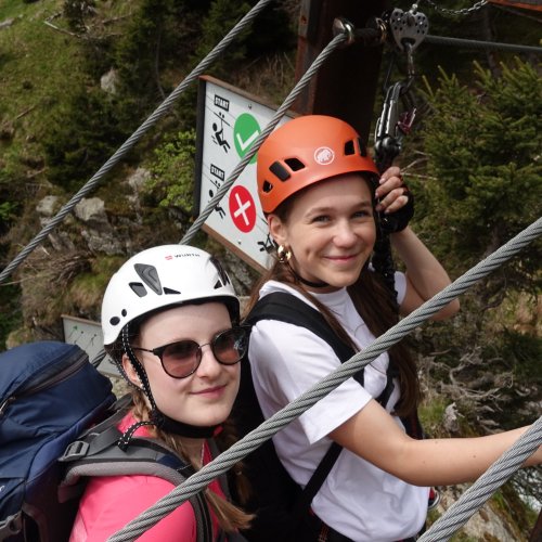 Klettersteig mit Lesung am Berg