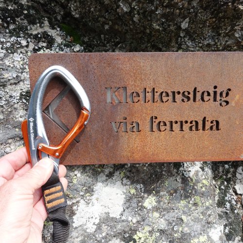 Klettersteig mit Lesung am Berg