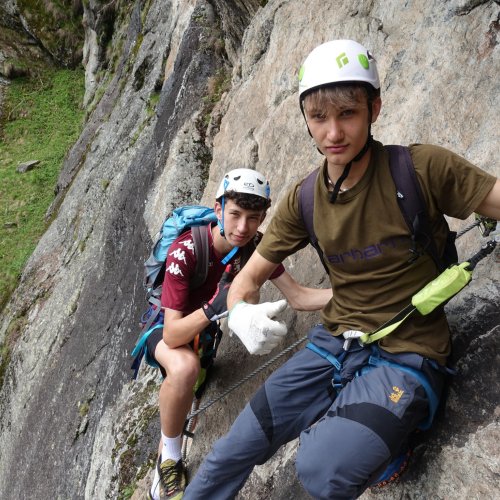 Klettersteig mit Lesung am Berg