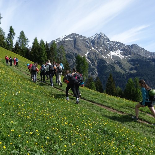 Klettersteig mit Lesung am Berg