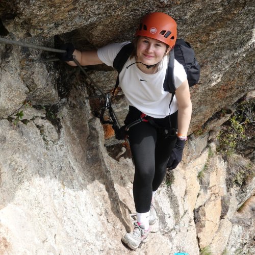 Klettersteig mit Lesung am Berg