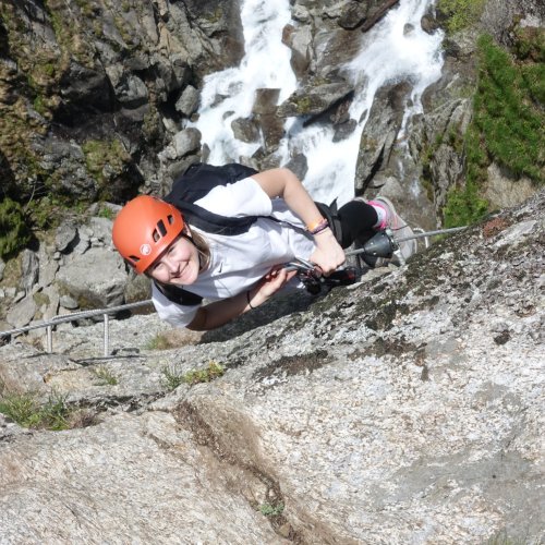 Klettersteig mit Lesung am Berg