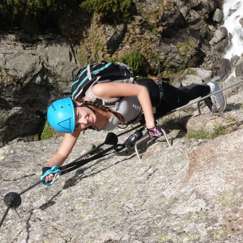Klettersteig mit Lesung am Berg