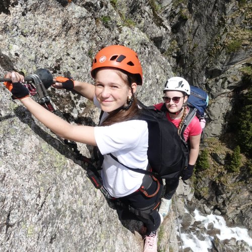 Klettersteig mit Lesung am Berg