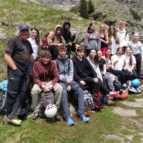 Klettersteig mit Lesung am Berg