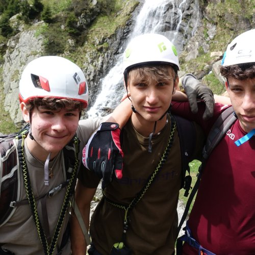 Klettersteig mit Lesung am Berg
