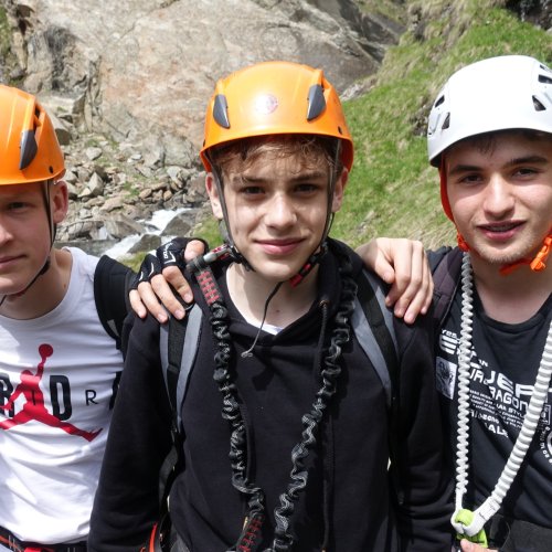Klettersteig mit Lesung am Berg