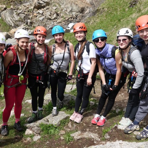 Klettersteig mit Lesung am Berg