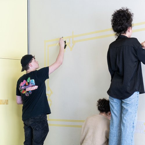 Der rote Faden – Schulhausgestaltung OHS