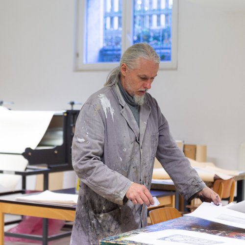 Die Technik des Tiefdruckverfahrens an unserer Schule