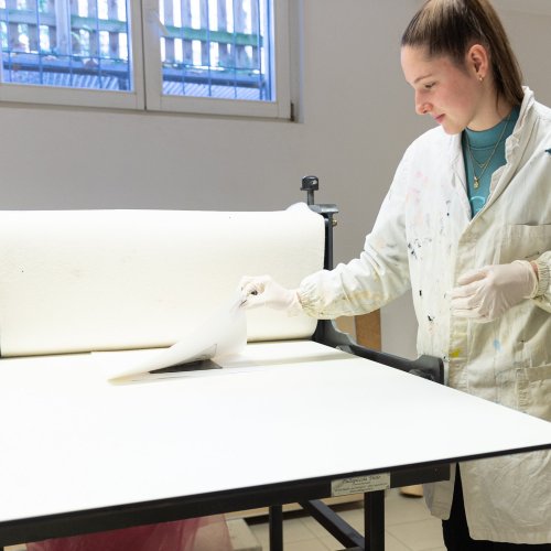 Die Technik des Tiefdruckverfahrens an unserer Schule