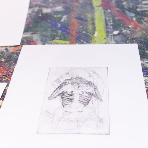 Die Technik des Tiefdruckverfahrens an unserer Schule