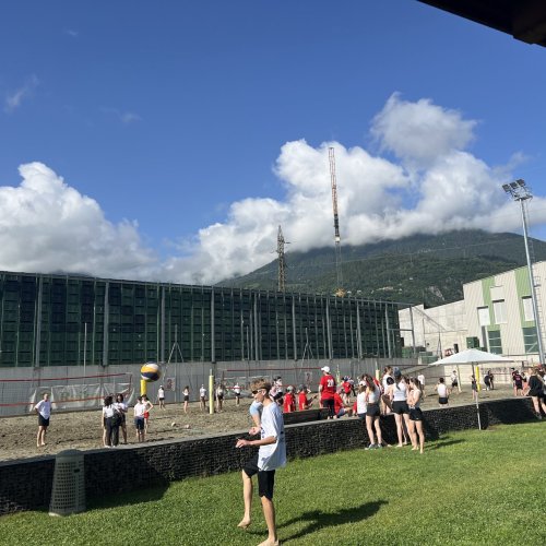 Beachvolleyball Fairplay-Turnier Sprachengymnasium