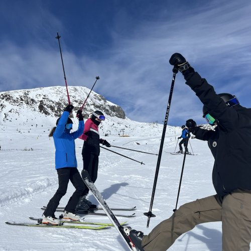 Auf der Piste und fernab der Schulbank!