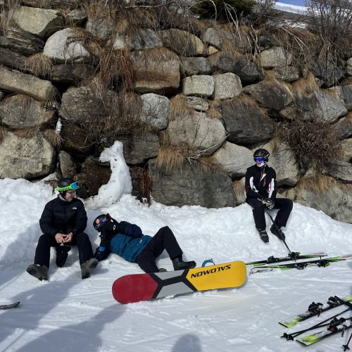 Auf der Piste und fernab der Schulbank!