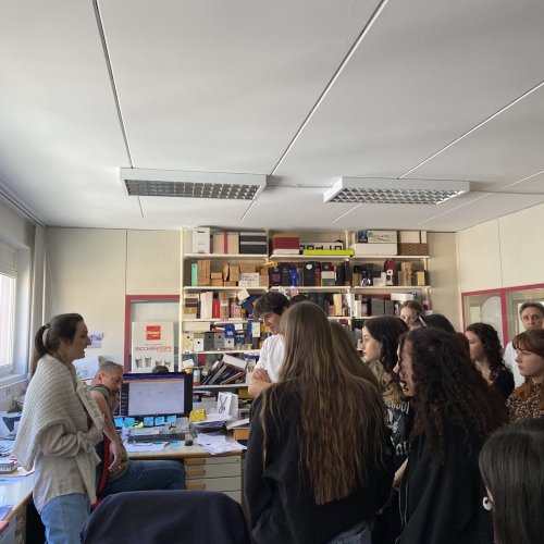 Lehrausgang zur Druckerei Longo in Bozen 