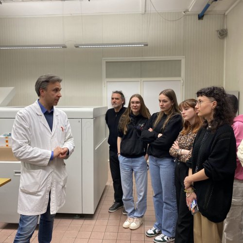 Lehrausgang zur Druckerei Longo in Bozen 