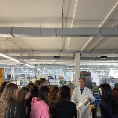 Lehrausgang zur Druckerei Longo in Bozen 