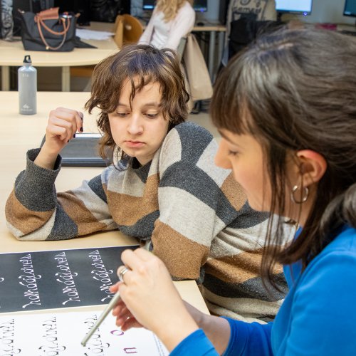 Schriftdesign mit Franziska Weitgruber