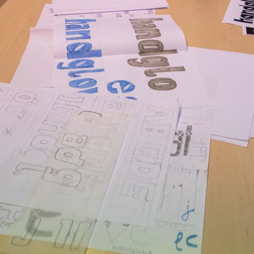 Schriftdesign mit Franziska Weitgruber