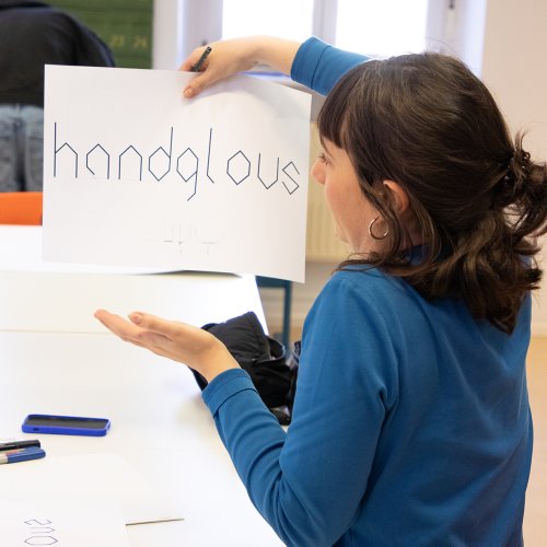 Schriftdesign mit Franziska Weitgruber