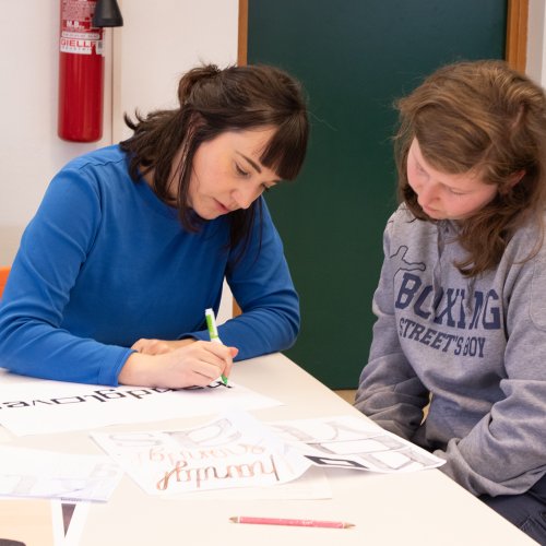 Schriftdesign mit Franziska Weitgruber