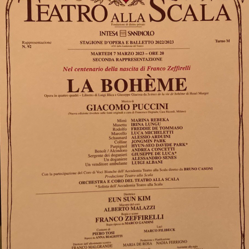 Die Klasse 3C/som erlebt die Skala hautnah!