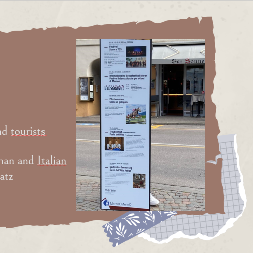 Linguistic landscaping