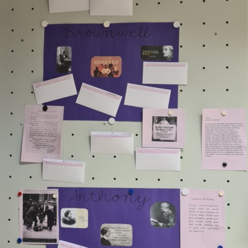 “... Yours,  Susan B. Anthony!”