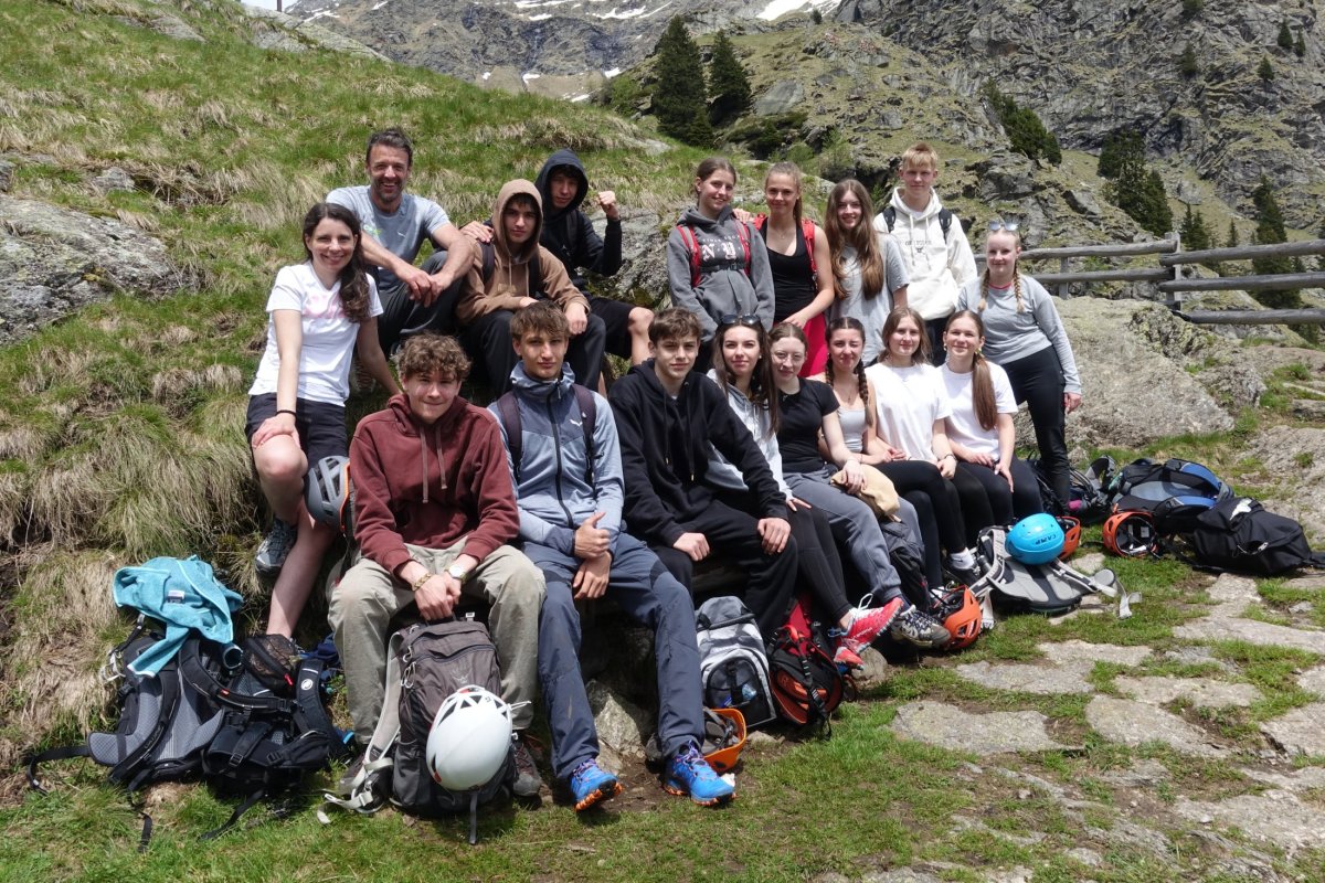 Klettersteig mit Lesung am Berg
