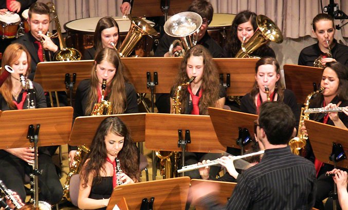 Tosender Beifall beim Schulkonzert