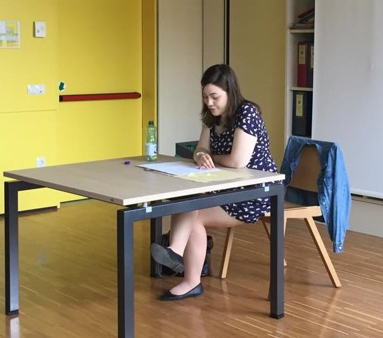 „Oschpele“, sagte Carla Thuile