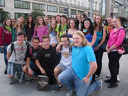 Meraner Oberschüler verbringen Austauschwoche in Orosháza.