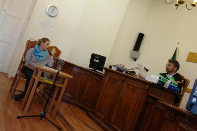 La 4 B in Tribunale