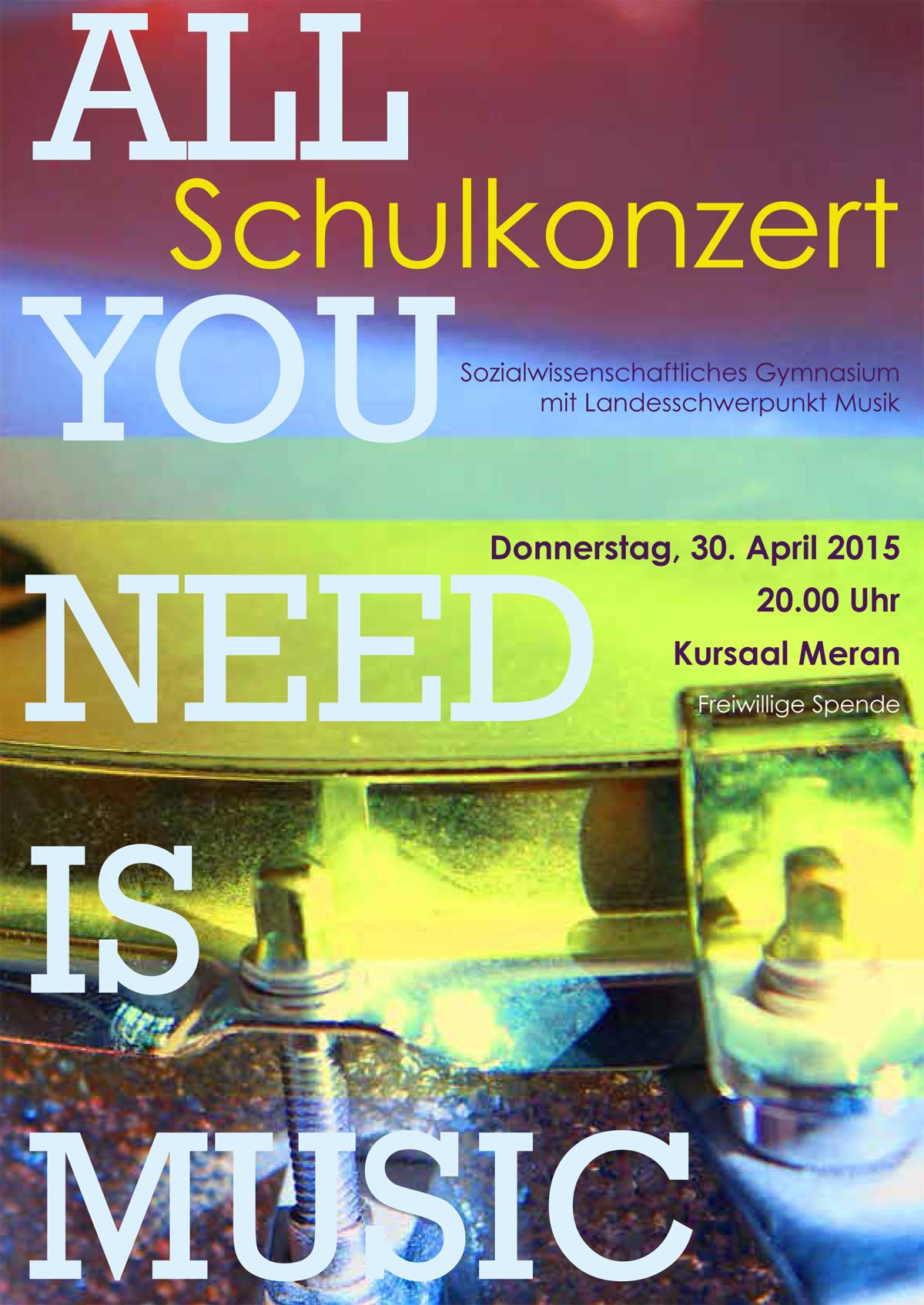 Schulkonzert am 30. April 2015 im Kursaal